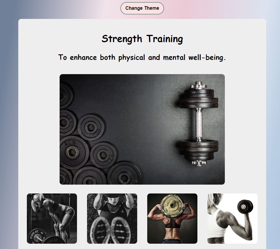 Strength Training project preview